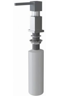 Дозатор для кухонной мойки Florentina Квадро серый шёлк